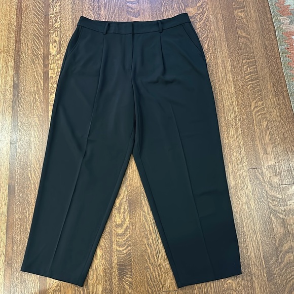 Ann Taylor Factory high waisted pleat front trousers size 16 - Picture 1 of 5